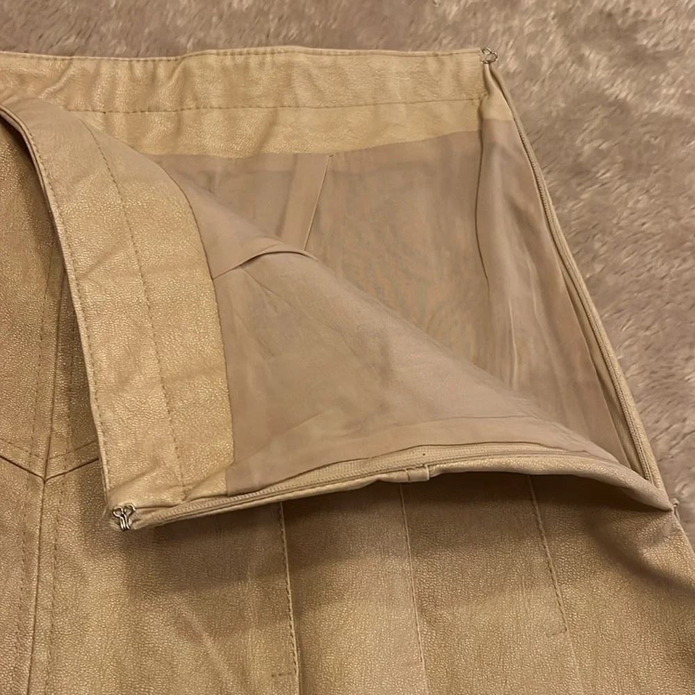 FREE PEOPLE Sugar and Spice Vegan Suede Leather Skirt - Picture 11 of 16